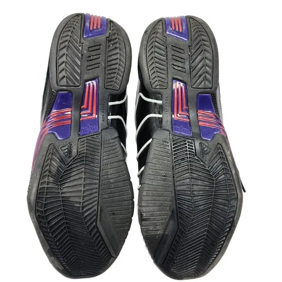 Adidas T-Mac 2 97 Black/White/Purple Basketball Shoes Mens Size 10