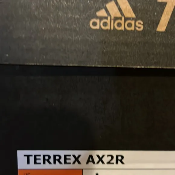 Adidas Terrex AX2R trail hiking shoes sneakers black grey carbon CM7728 Mens 12