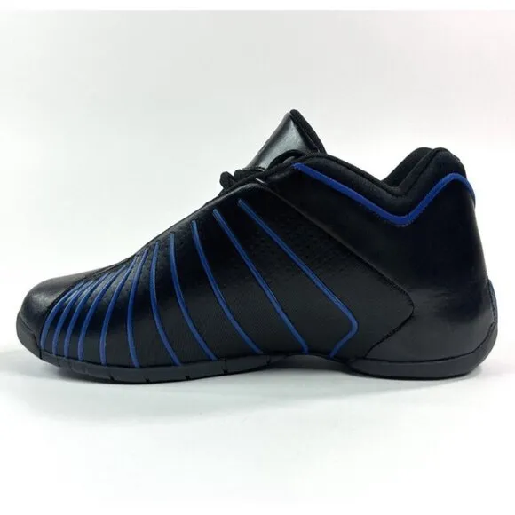 Adidas TMAC 3 Restomod Men 11.5 Black Blue Basketball Shoes Tracy McGrady GY0258