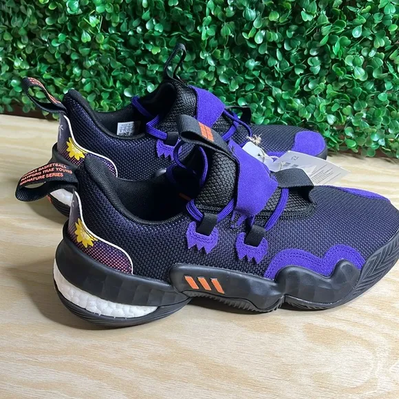 adidas Trae Young 1 'Black Team College Purple' Sneakers (GZ4627)