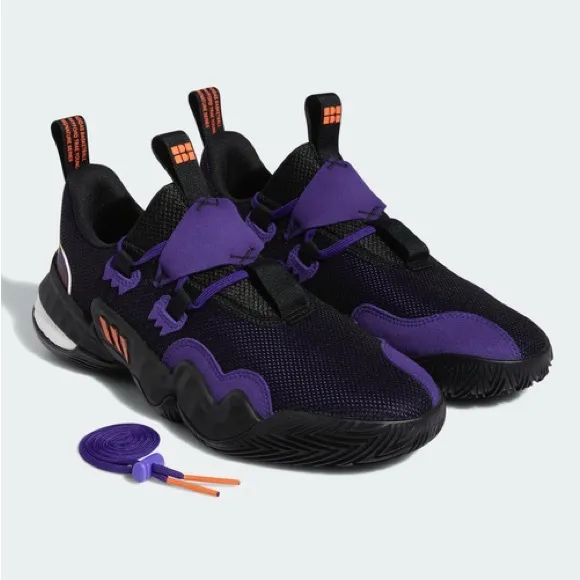 adidas Trae Young 1 'Black Team College Purple' Sneakers (GZ4627)