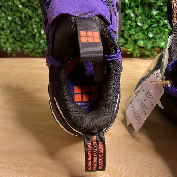 adidas Trae Young 1 'Black Team College Purple' Sneakers (GZ4627)