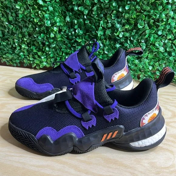 adidas Trae Young 1 'Black Team College Purple' Sneakers (GZ4627)