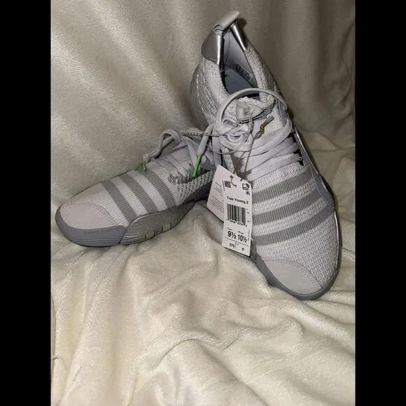 Adidas Trae Young 2 Men's Basketball Shoes Grey/Silver 9.5