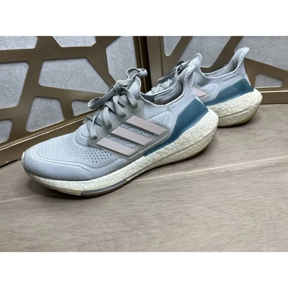 adidas UltraBoost 21 Halo Blue Fresh Candy FY0395 Women 8 Sneakers Shoes Running