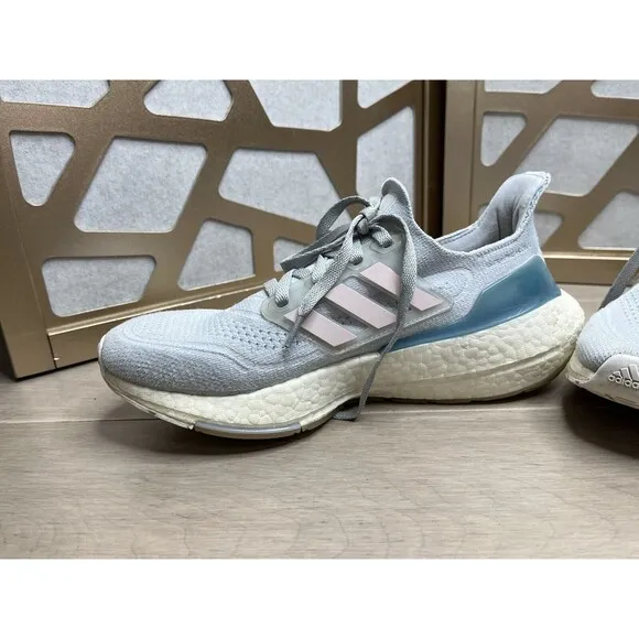 adidas UltraBoost 21 Halo Blue Fresh Candy FY0395 Women 8 Sneakers Shoes Running