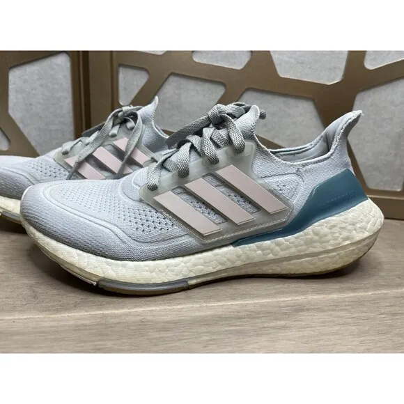 adidas UltraBoost 21 Halo Blue Fresh Candy FY0395 Women 8 Sneakers Shoes Running