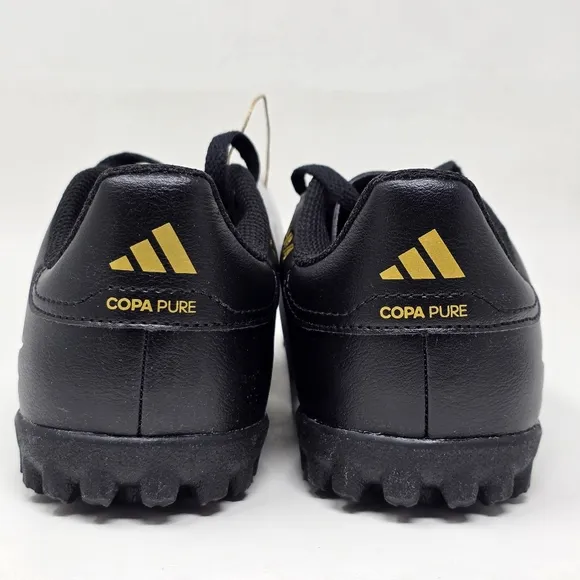 Adidas Unisex Soccer Shoes Black Kids Copa Pure 2 Club Turf IG8736 Size 4 New