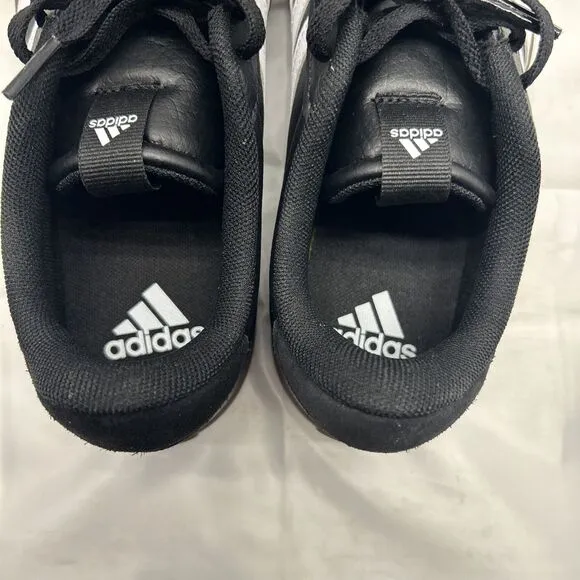 Adidas VL Court 3.0 Women's Shoes Size 7  Black with White Stripe New in Box