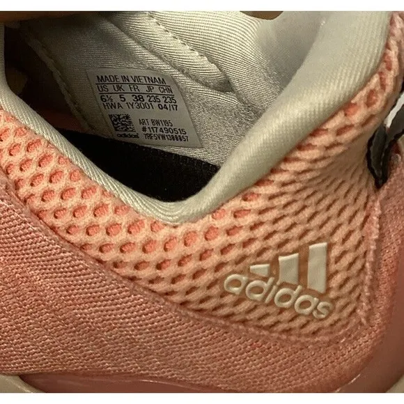 adidas Women Alpha Bounce EM Running Sneakers shoes Ice pink 6.5