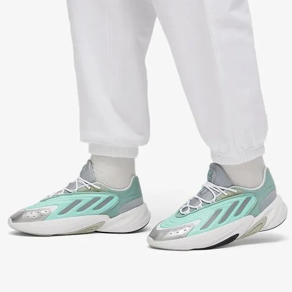 Adidas Womens Ozelia Hazy Green Silver Metallic GX3669