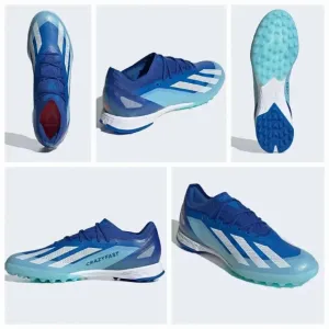 Adidas X Crazyfast.1 TF Turf Soccer Shoes Blue Mens Size 11.