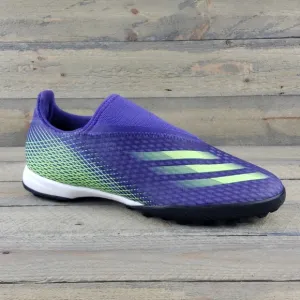 adidas X Ghosted.3 Laceless Turf Soccer Cleats NEW