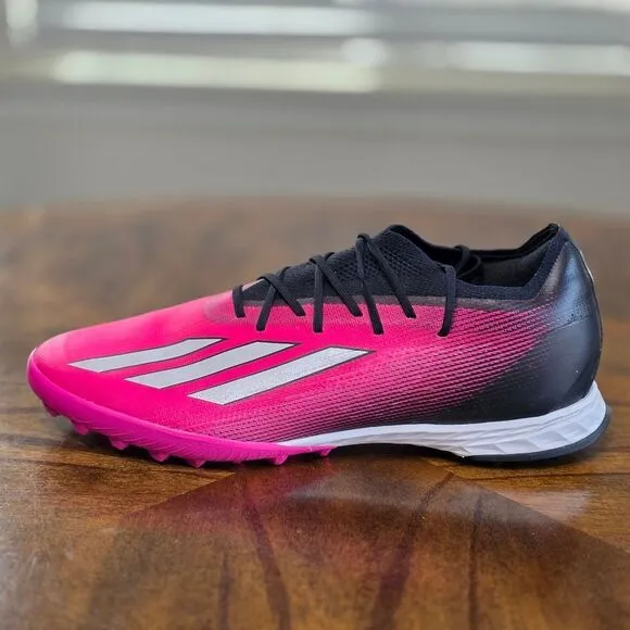 Adidas X Speedportal.1 Turf Soccer Shoes Pink Black GZ2440 Men's 9.5 Messi Great