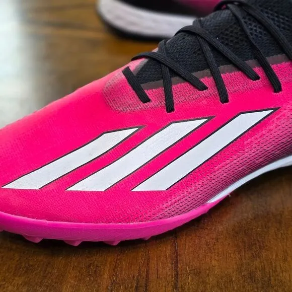 Adidas X Speedportal.1 Turf Soccer Shoes Pink Black GZ2440 Men's 9.5 Messi Great