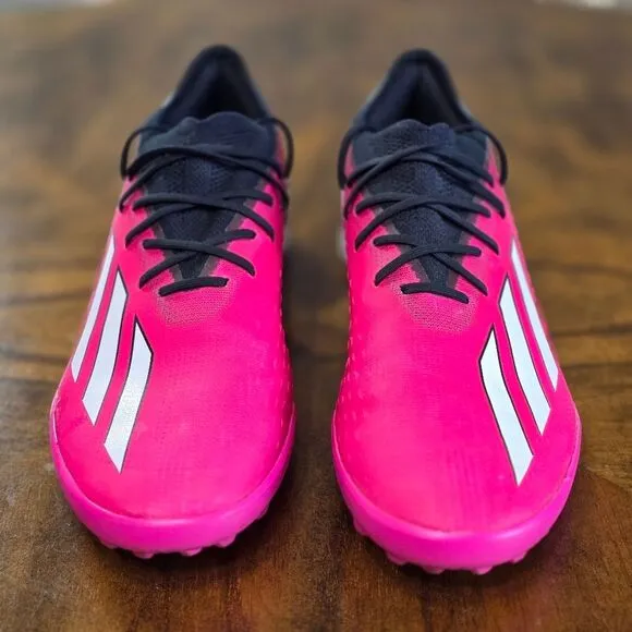 Adidas X Speedportal.1 Turf Soccer Shoes Pink Black GZ2440 Men's 9.5 Messi Great