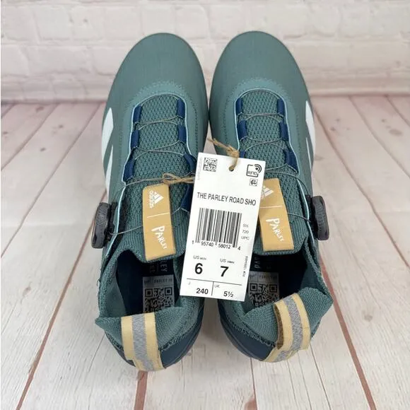 Adidas X The Parley Road BOA 'Hazy Emerald' Cycling Shoes M Sz 6/W Sz 7 (GX8931)