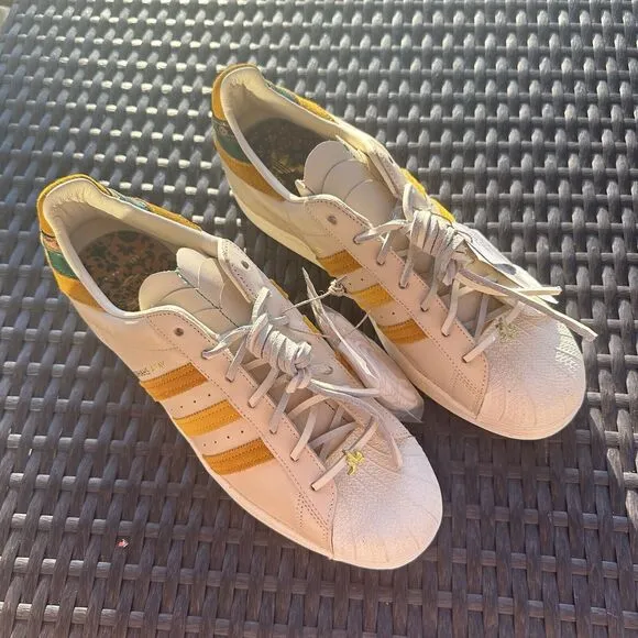 Adidas Yara Shahidi x Superstar Cream Legacy Gold Men's Shoes GZ2764 Size 11.5