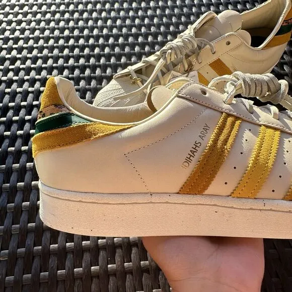Adidas Yara Shahidi x Superstar Cream Legacy Gold Men's Shoes GZ2764 Size 11.5