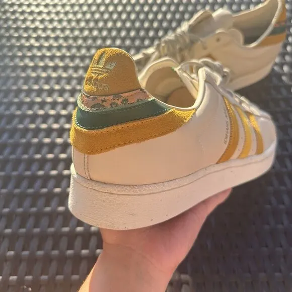 Adidas Yara Shahidi x Superstar Cream Legacy Gold Men's Shoes GZ2764 Size 11.5