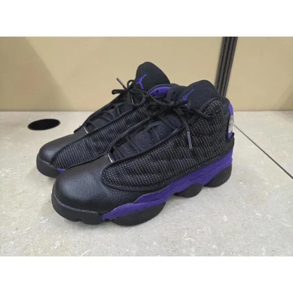 Air Jordan 13 Retro Court Purple GS  Shoe Size 6Y Purple 884129-015 Worn Once