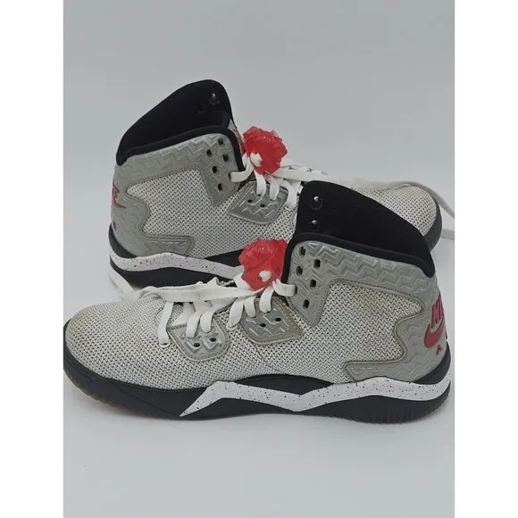 Air Jordan Spike Forty PE 2015 Gray Fire Red 807541-101 Size 8