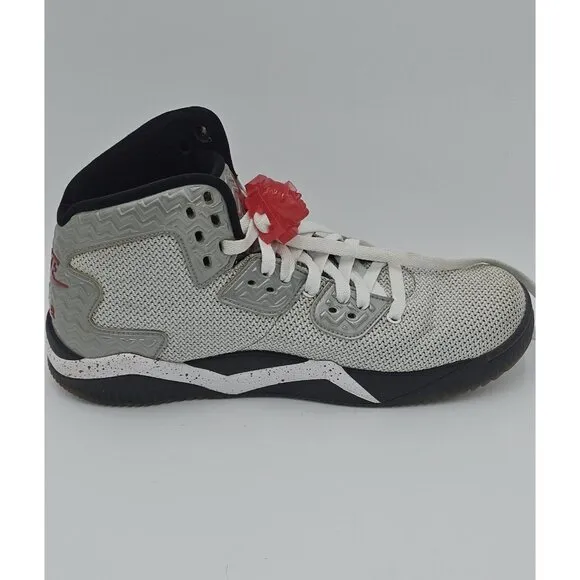 Air Jordan Spike Forty PE 2015 Gray Fire Red 807541-101 Size 8