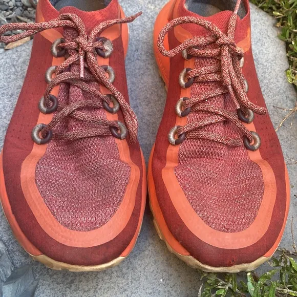 Allbirds SWT Trail Runner Tennis Shoes  Merino Wool sz 13 Orange