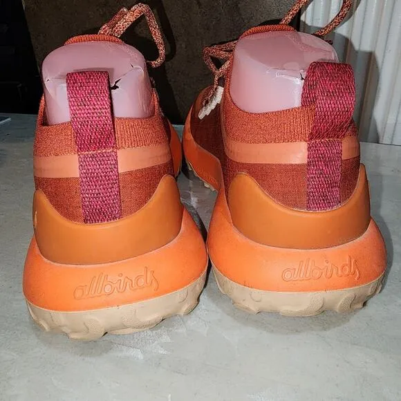 Allbirds Trail Runner SWT Women's Sz 10 Diablo Red Orange Running Trail Sneakers