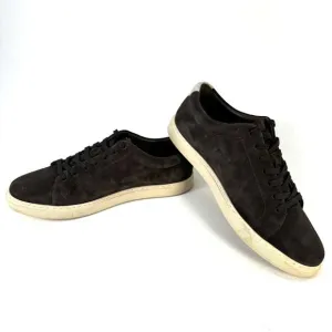 Allen Edmonds Men's Canal Court Lace Up Sneakers Size 10 D Gray Suede Leather