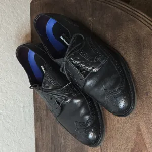 Allen Edmonds Road Warriers Black Leather Dress Shoes