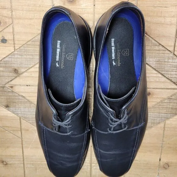 Allen Edmonds MSP Split Toe Blucher Road Warrior Shoes / Black Leather / 12 D