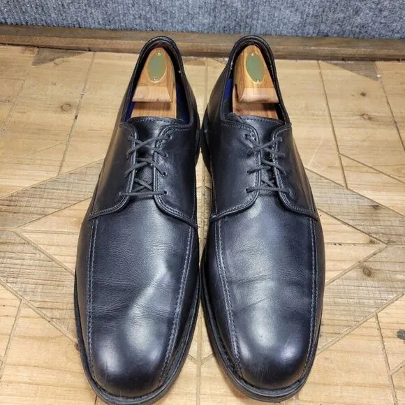 Allen Edmonds MSP Split Toe Blucher Road Warrior Shoes / Black Leather / 12 D