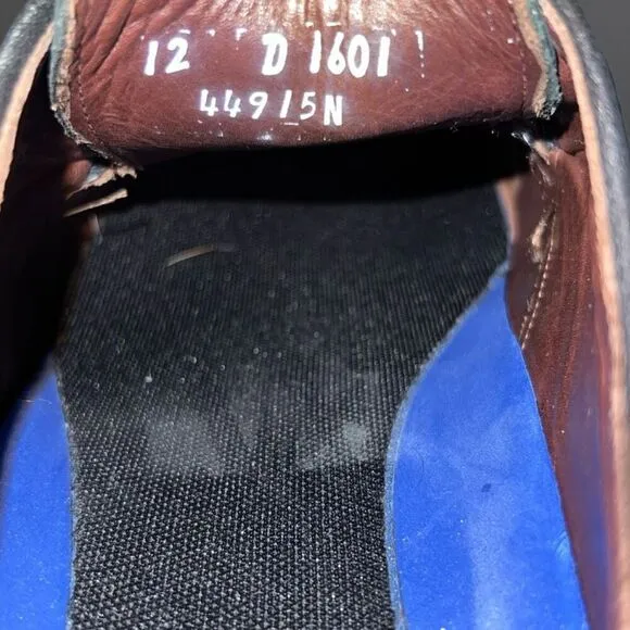 Allen Edmonds Road Warriors Men’s Black Leather Oxford Dress Shoes Size 12D
