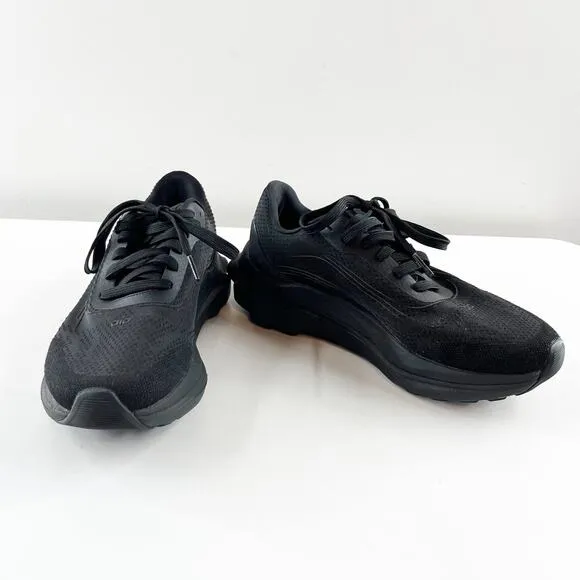 Alo Mesh Low Top Performance Runner Sneakers Black/Black Unisex M 6 / W 7.5