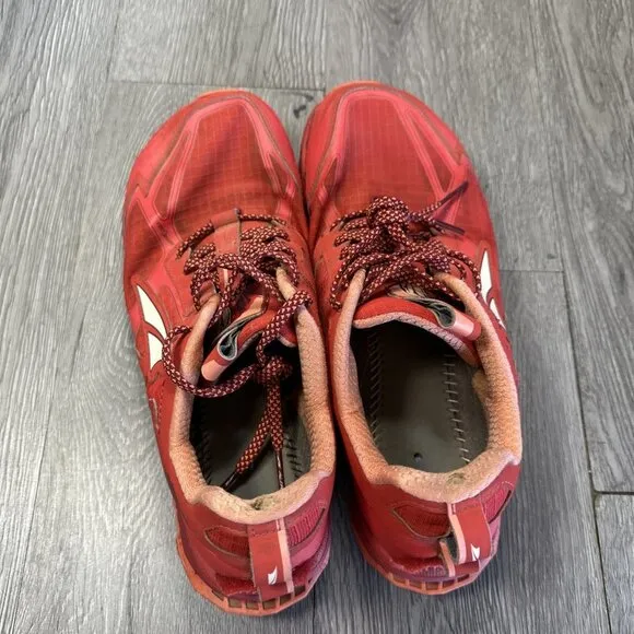 ALTRA Lone Peak 4.5 Trail Running Shoes AL0A4QTX603 Poppy Red Women's Sz 10.5
