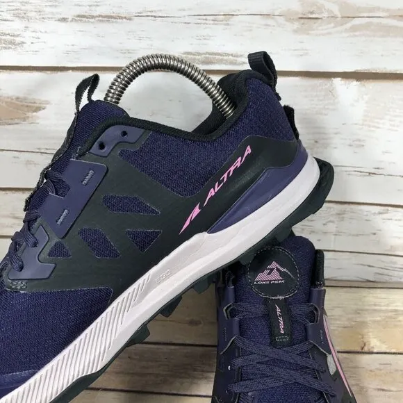 Altra Lone Peak 7 Shoes Womens Size 9.5 Athletic Trail Running Jogging Purple