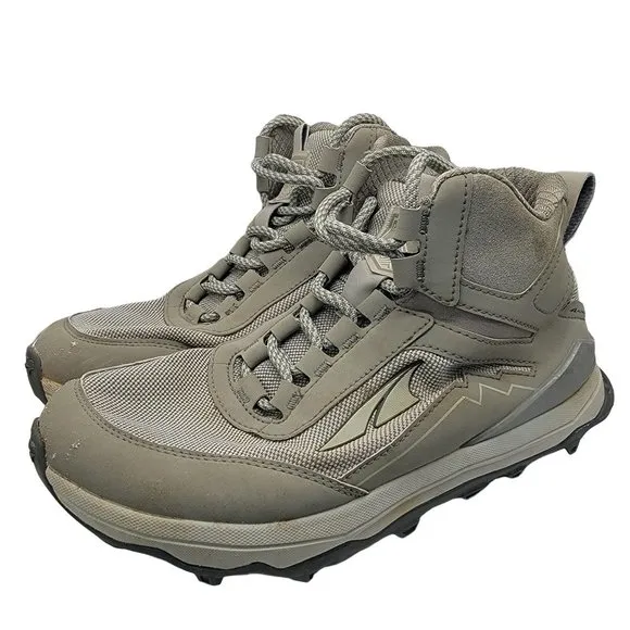 Altra Lone Peak Hiker Womens 7.5 Athletic Mid Trail Hiking Shoes Khaki Duratread