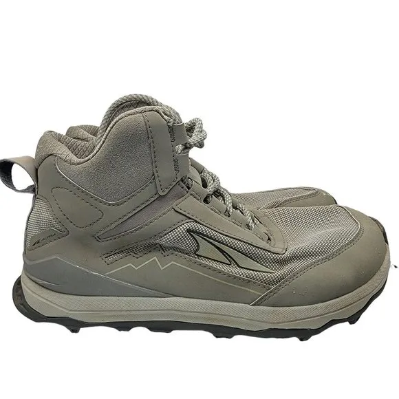 Altra Lone Peak Hiker Womens 7.5 Athletic Mid Trail Hiking Shoes Khaki Duratread