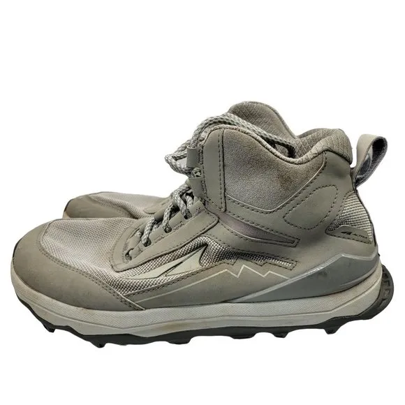 Altra Lone Peak Hiker Womens 7.5 Athletic Mid Trail Hiking Shoes Khaki Duratread