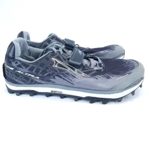 Altra MT King 2 Trail Running Shoes Mens Size 10.5 M Gray Altro EGO Gaitor Trap