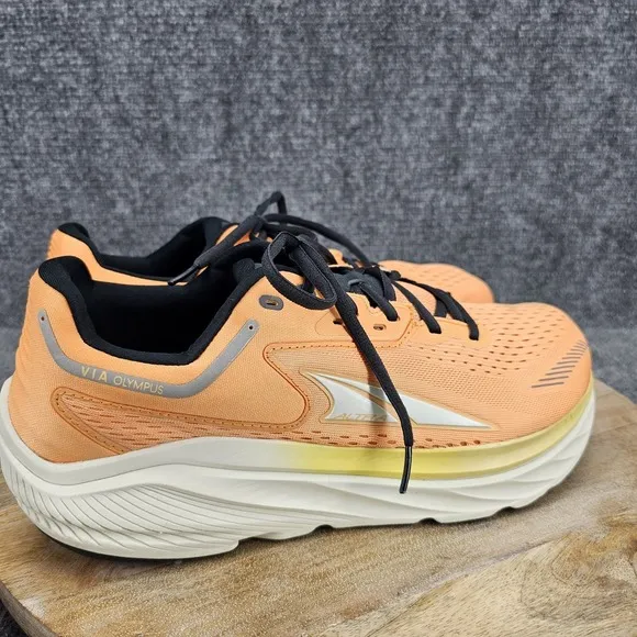 Altra Via Olympus Mens Size 12 Orange Athletic Road Athletic Running Shoes