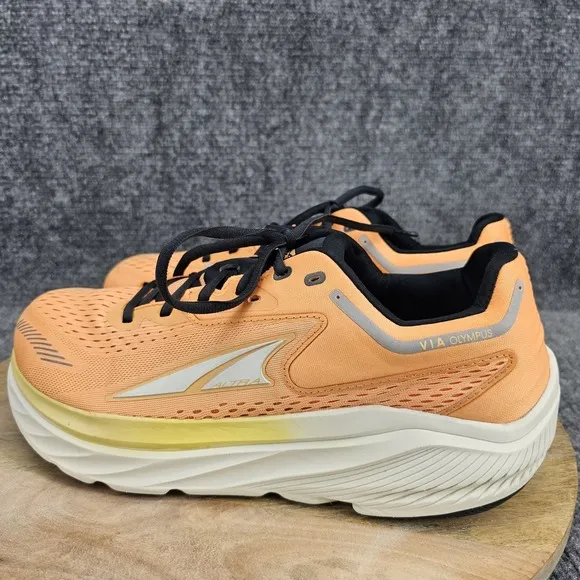 Altra Via Olympus Mens Size 12 Orange Athletic Road Athletic Running Shoes