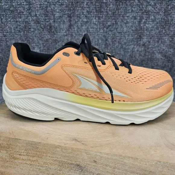Altra Via Olympus Mens Size 12 Orange Athletic Road Athletic Running Shoes