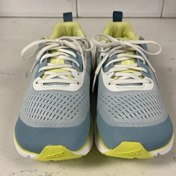 ALTRA WOMEN'S PROVISION 5 Blue and Yellow Running Shoes Size 7.5