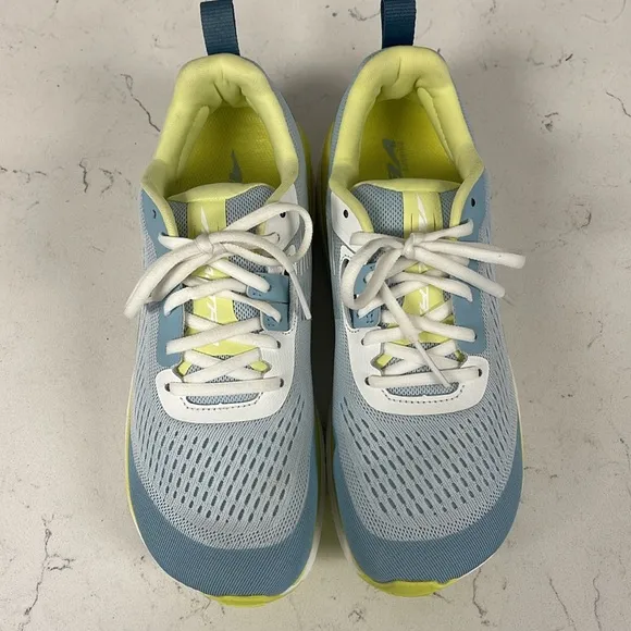 ALTRA WOMEN'S PROVISION 5 Blue and Yellow Running Shoes Size 7.5