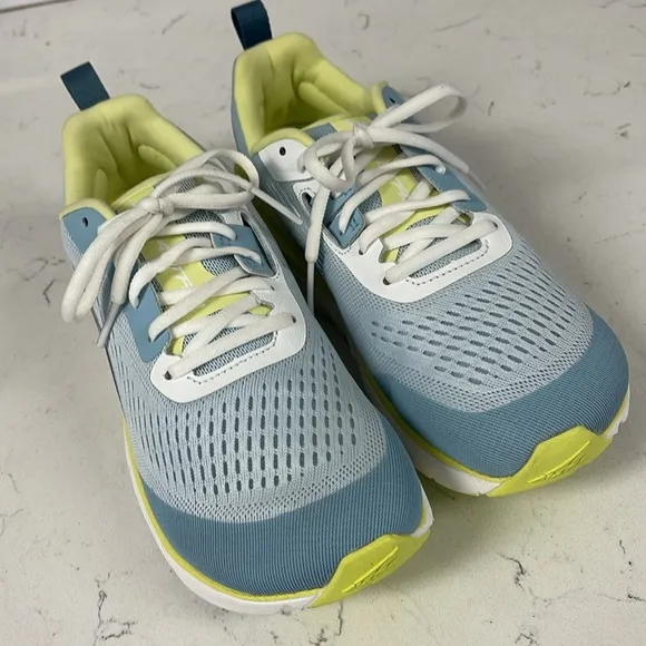 ALTRA WOMEN'S PROVISION 5 Blue and Yellow Running Shoes Size 7.5