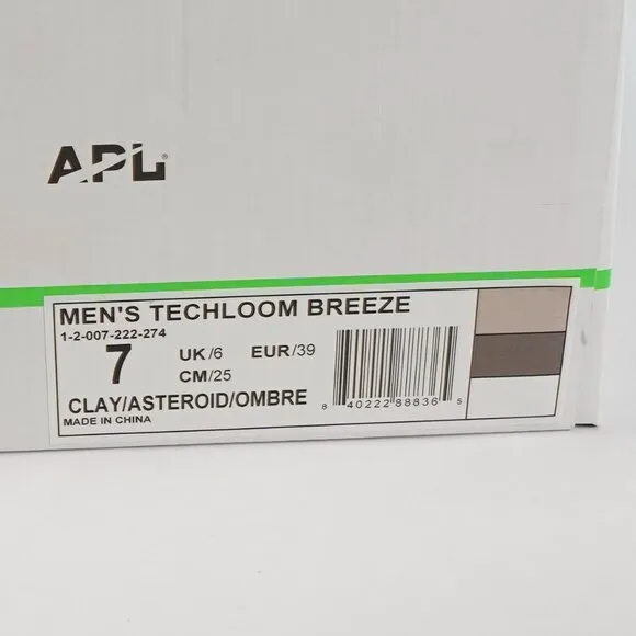 APL TechLoom Breeze Clay/Asteroid/Ombre - Mens 7 - NIB
