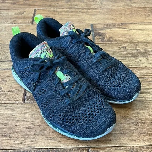 Apl TechLoom Pro Running Shoes Black / Neon Men's Size 9