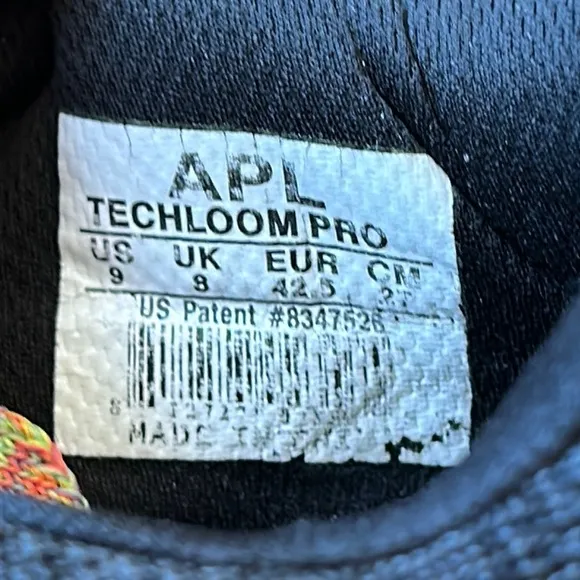 Apl TechLoom Pro Running Shoes Black / Neon Men's Size 9